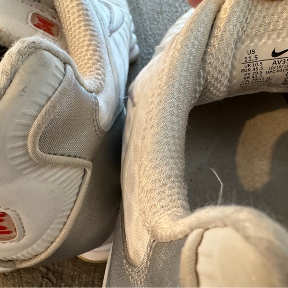 Nike White Shox Athletic Sneakers
